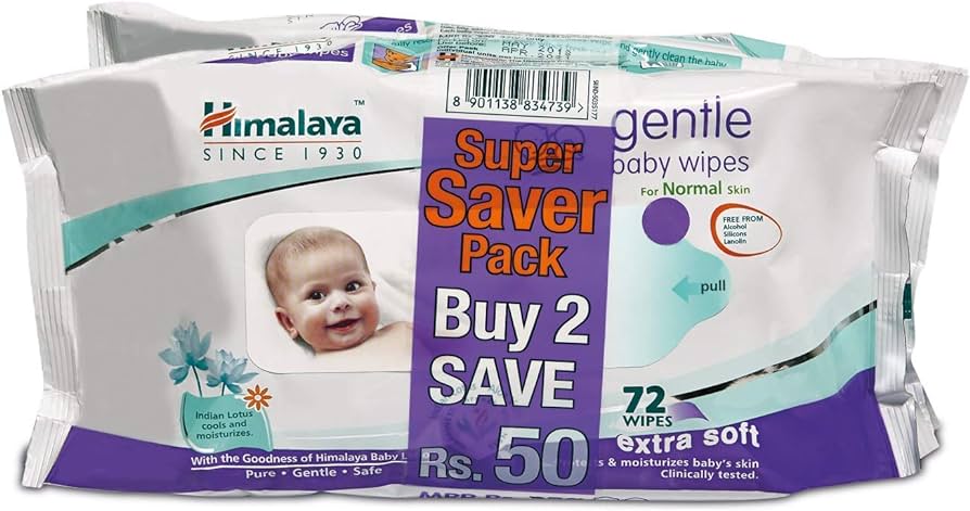 Gentle Baby Wipes 72S+72S / ஜென்டில் பேபி வைப்ஸ் 72S+72S
