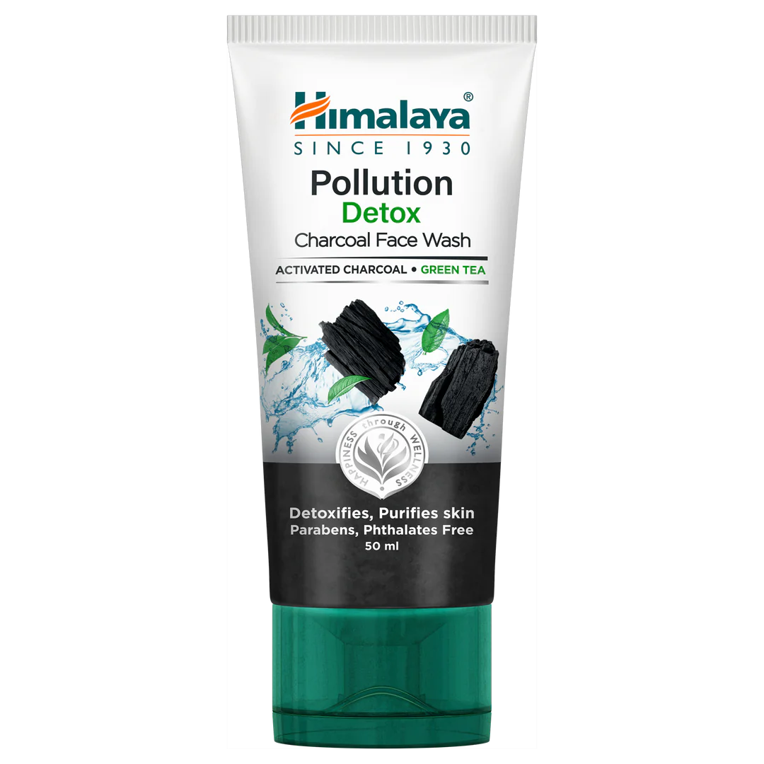 Himalaya Pollution Detox Charcoal Face Wash 50 Ml