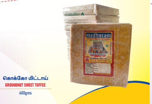 Maduram Groundnut Toffee 400gm