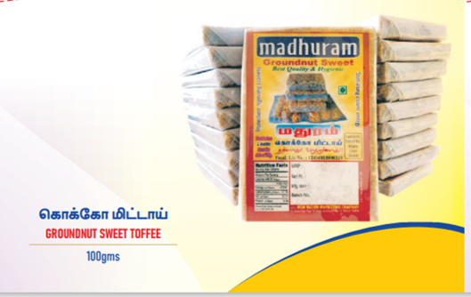 Maduram Groundnut Toffee 100gm
